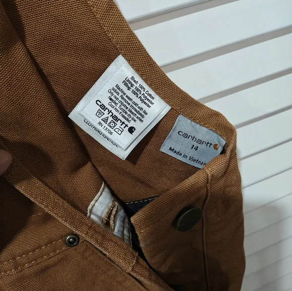 Carhartt overalls boys 14 - Picture 4 of 12